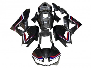 Honda CBR600RR Motorrad Verkleidung 2009-2012 - Weiss Rot Blau Schwarz Carbonfaser