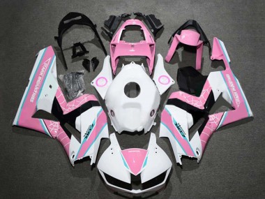 Honda CBR600RR Motorrad Verkleidung 2009-2012 - Weiss Rosa Blau