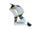 Honda CBR600RR Motorrad Verkleidung 2013-2023 - Weiss Gold Glanzendes Schwarz Repsol