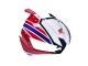 Honda CBR600RR Motorrad Verkleidung 2013-2023 - Weiss Rot Blau