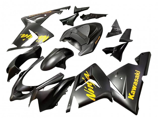 Kawasaki ZX10R Motorrad Verkleidung 2004-2005 - Schwarz Ninja