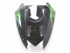 Kawasaki ZX10R Motorrad Verkleidung 2004-2005 - Schwarz mit Gruner Flamme Ninja