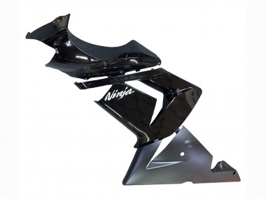 Kawasaki ZX10R Motorrad Verkleidung 2004-2005 - Glanzendes Matt Schwarz Ninja