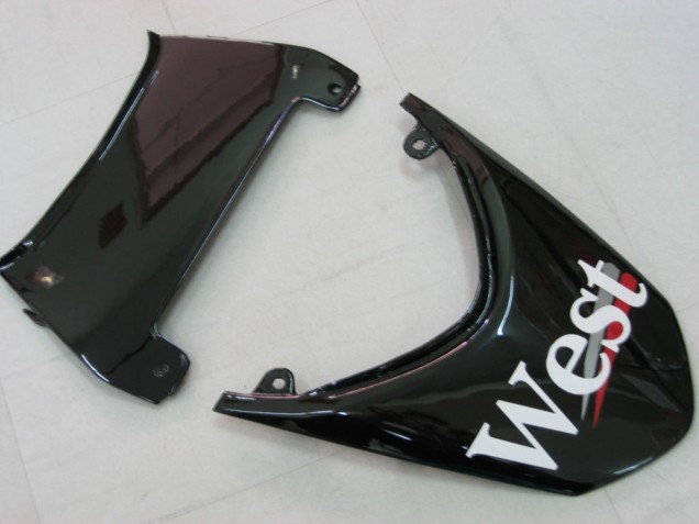 Kawasaki ZX10R Motorrad Verkleidung 2004-2005 - Weiss Schwarz West Ninja