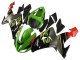 Kawasaki ZX10R Motorrad Verkleidung 2006-2007 - Grun Grau Rot Schwarz Gelb