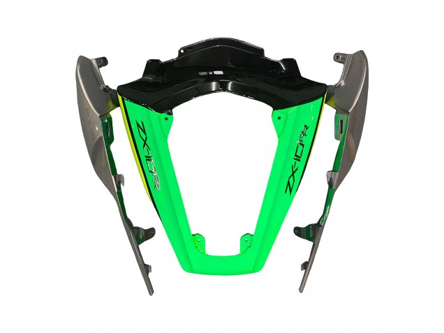 Kawasaki ZX10R Motorrad Verkleidung 2011-2015 - Grun Gelb Schwarz Weiss Elf Monster