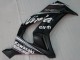 Kawasaki ZX10R Motorrad Verkleidung 2011-2015 - Glanzendes Schwarz Weiss Elf Schnee Aufkleber