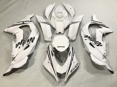 Kawasaki ZX10R Motorrad Verkleidung 2016-2020 - Weiss Schwarz