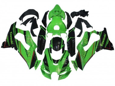 Kawasaki ZX10R Motorrad Verkleidung 2021-2025 - Grun Glanzendes Schwarz