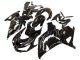 Kawasaki ZX14R ZZR1400 Motorrad Verkleidung 2012-2024 - Glanzendes Schwarz Matt Schwarz Weiss Ninja