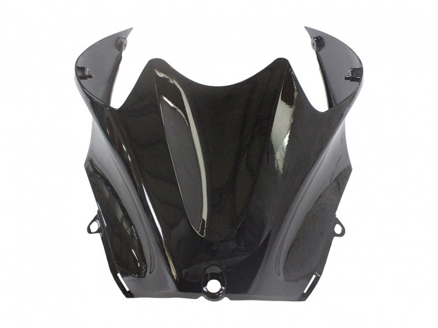 Kawasaki ZX14R ZZR1400 Motorrad Verkleidung Kit 2012-2024 - Grun Glanzendes Schwarz