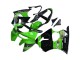 Kawasaki ZX6R Motorrad Verkleidung 1998-1999 - Grun Glanzendes Schwarz Elf Bridgestone