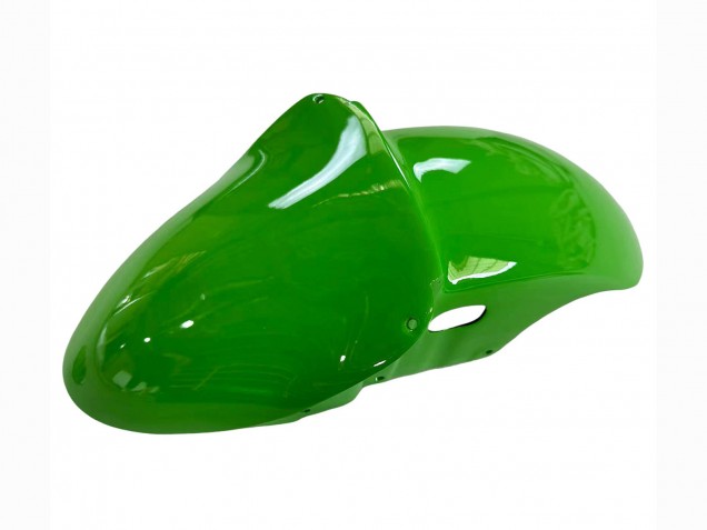 Kawasaki ZX6R Motorrad Verkleidung 1998-1999 - Grun Glanzendes Schwarz Elf Bridgestone