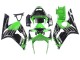 Kawasaki ZX6R Motorrad Verkleidung 2003-2004 - Grun Weiss Schwarz
