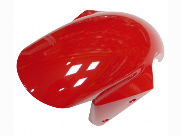 Kawasaki ZX6R Motorrad Verkleidung 2003-2004 - Weiss Rot