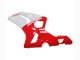 Kawasaki ZX6R Motorrad Verkleidung 2003-2004 - Weiss Rot