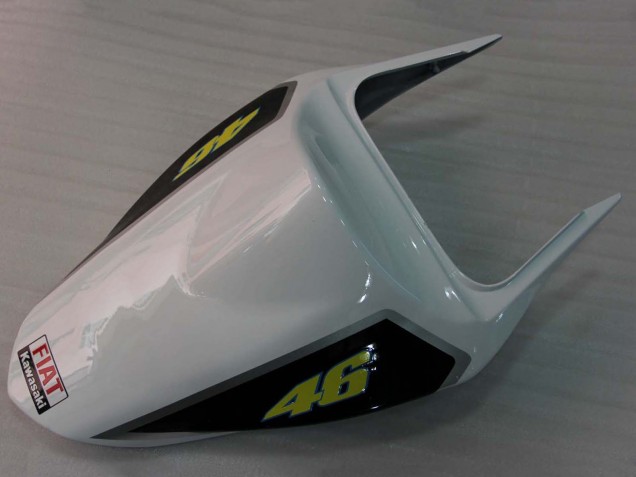 Kawasaki ZX6R Motorrad Verkleidung 2003-2004 - Weiss Blau Rot Fiat
