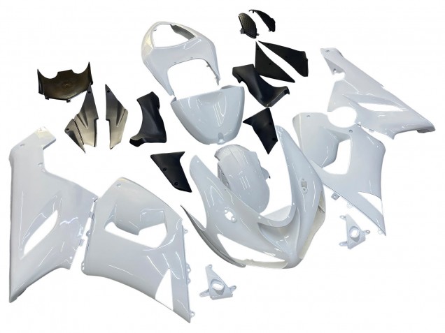 Kawasaki ZX6R Motorrad Verkleidung 2005-2006 - Weiss
