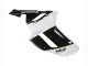 Kawasaki ZX6R Motorrad Verkleidung 2007-2008 - Schwarz Weiss Ninja