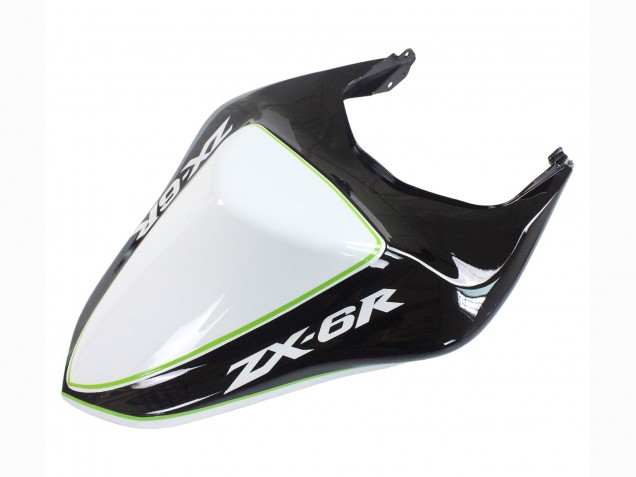 Kawasaki ZX6R Motorrad Verkleidung 2007-2008 - Schwarz Weiss Ninja