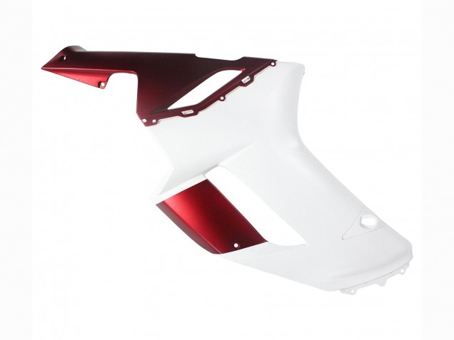 Kawasaki ZX6R Motorrad Verkleidung 2007-2008 - Weiss Rot