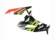 Kawasaki ZX6R Motorrad Verkleidung 2009-2012 - Grun Glanzendes Schwarz Gelb Weiss Rot Elf Monster
