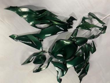 Kawasaki ZX6R Motorrad Verkleidung 2019-2022 - Dunkel Grun