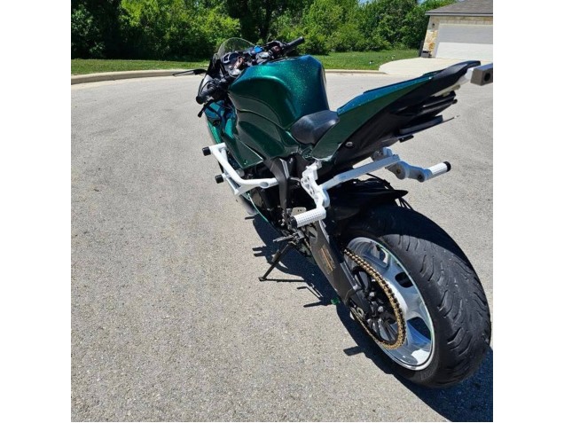 Kawasaki ZX6R Motorrad Verkleidung 2019-2022 - Dunkel Grun