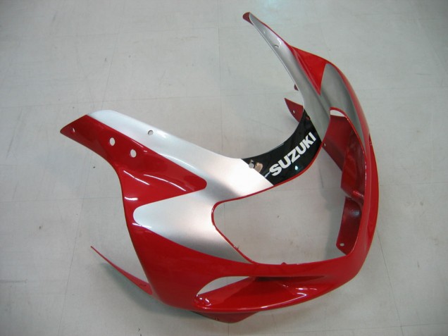 Suzuki GSXR1000 Motorrad Verkleidung 2000-2002 - Rot Silber Weiss Schwarz