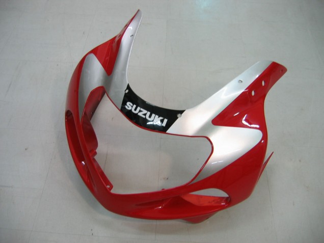 Suzuki GSXR1000 Motorrad Verkleidung 2000-2002 - Rot Silber Weiss Schwarz