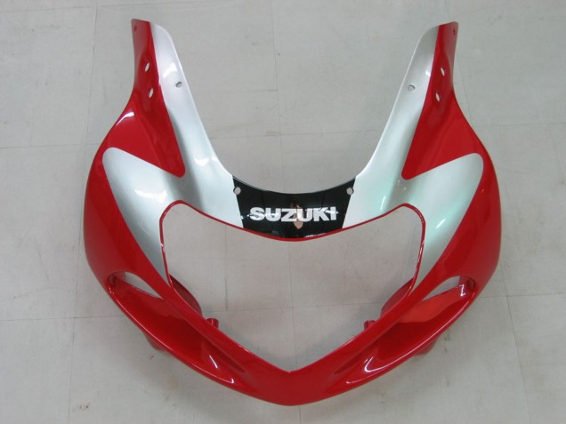 Suzuki GSXR1000 Motorrad Verkleidung 2000-2002 - Rot Silber Weiss Schwarz