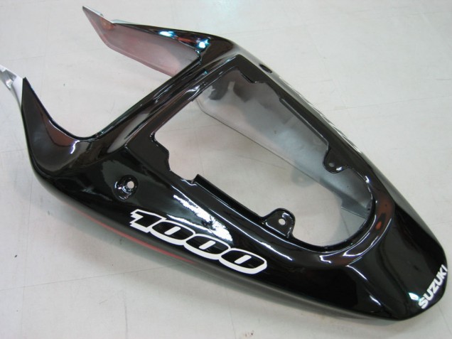 Suzuki GSXR1000 Motorrad Verkleidung 2000-2002 - Rot Silber Weiss Schwarz