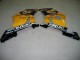 Suzuki GSXR 1000 Motorrad Verkleidung 2003-2004 - Gelb Weiss Blau Schwarz Corona
