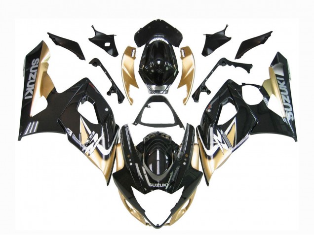 Suzuki GSXR 1000 Motorrad Verkleidung 2005-2006 - Schwarzes Gold