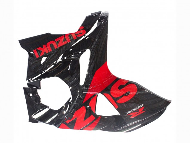 Suzuki GSXR 1000 Motorrad Verkleidung Kit 2009-2016 - Glanzendes Schwarz Rot