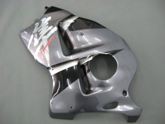 Suzuki GSXR 1300 Hayabusa Motorrad Verkleidung 1996-2007 - Grau Schwarz Hayabusa