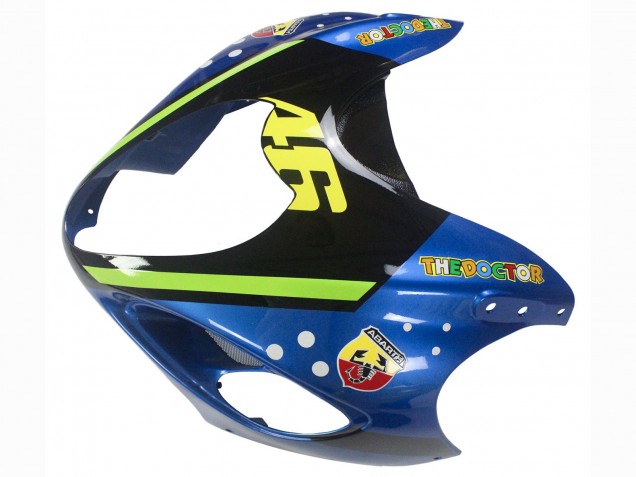 Suzuki GSXR 1300 Hayabusa Motorrad Verkleidung 1996-2007 - Blau Grun Hai 46