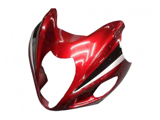 Suzuki GSXR 1300 Hayabusa Motorrad Verkleidung 1996-2007 - Rot Glanzendes Schwarz Hayabusa