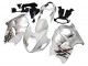 Suzuki GSXR 1300 Hayabusa Motorrad Verkleidung 1996-2007 - Weiss Silber Hayabusa