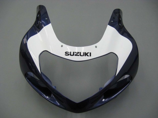 Suzuki GSXR 600 / GSXR 750 Motorrad Verkleidung 2001-2003 - Blau Weiss Glanzendes Schwarz Rot