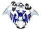 Suzuki GSXR 600 / GSXR 750 Motorrad Verkleidung 2011-2024 - Weiss Blau Rot