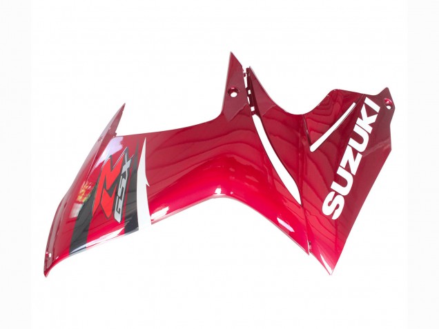 Suzuki GSXR 600 / GSXR 750 Motorrad Verkleidung 2011-2024 - Rot Glanzendes Schwarz