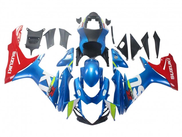 Suzuki GSXR 600 / GSXR 750 Motorrad Verkleidung 2011-2024 - Blau Rot