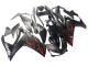 Yamaha YZF R3/R25 Motorrad Verkleidung 2015-2018 - Glanzendes Schwarz Matt Schwarz Rot