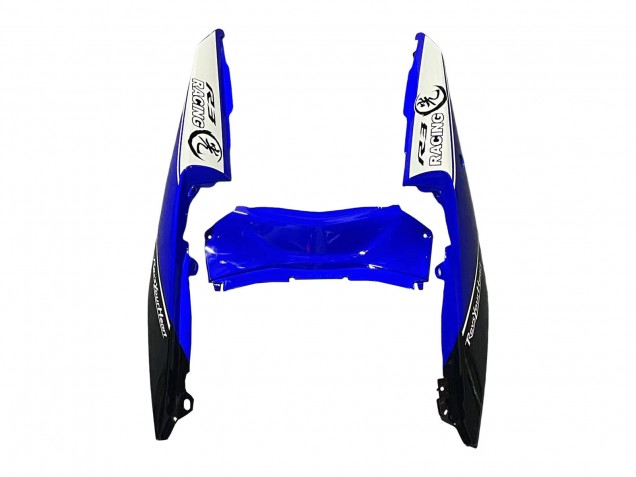 Yamaha YZF R3/R25 Motorrad Verkleidung 2015-2018 - Weiss Blau Schwarz Rennen