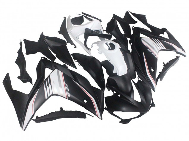 Yamaha YZF R3/R25 Motorrad Verkleidung 2015-2018 - Weiss Rot Matt Schwarz