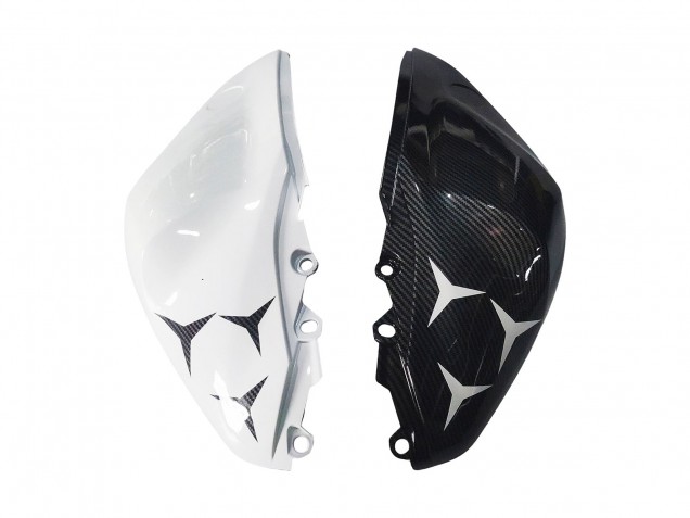 Yamaha YZF R3/R25 Motorrad Verkleidung 2015-2018 - Weiss Grun Glanzendes Schwarz