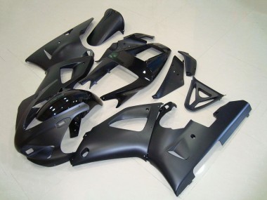 Yamaha YZF R1 Motorrad Verkleidung 1998-1999 - Matt Schwarz Glanzendes Schwarz