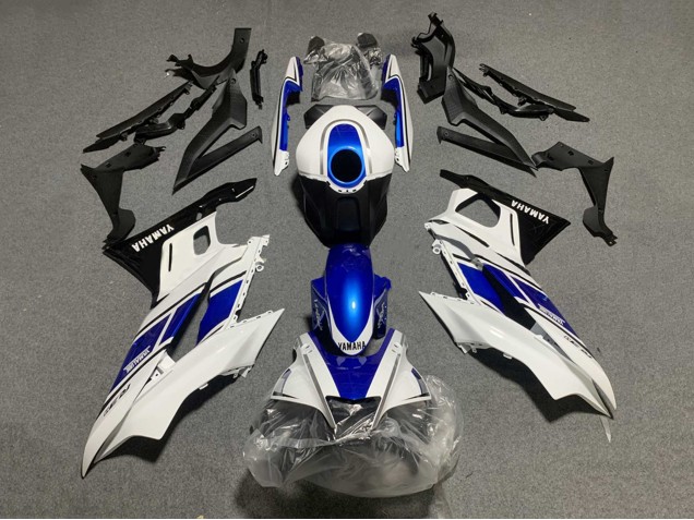 Yamaha YZF R3/R25 Motorrad Verkleidung 2019-2021 - Weiss Blau Schwarz Yamalube