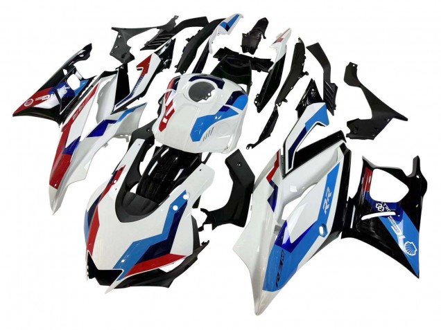 Yamaha YZF R3/R25 Motorrad Verkleidung 2019-2021 - Weiss Blau Rot Glanzendes Schwarz